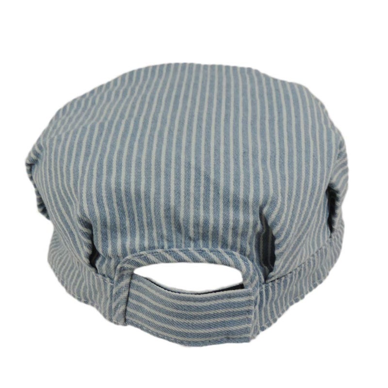 Jacobson Hat Company Blue and White Railroad Engineer Train Conductor Adult Hat - Image 4